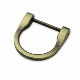 【数量限定】[FUSSED] 2個入り Dカン ネジ式 クラフト金具 Ｄ環 亜鉛(その他)
