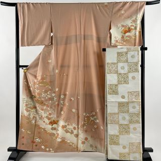 訪問着 身丈161cm 裄丈67cm 正絹 秀品 【中古】(着物)