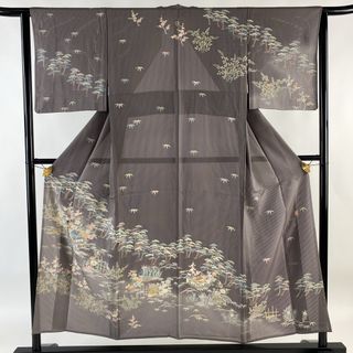 訪問着 身丈154cm 裄丈62.5cm 正絹 美品 名品 【中古】(着物)