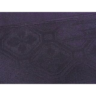 平和屋1■上質な色無地　霞蜀江花地紋　紫色　逸品　CAAD0161fb(着物)
