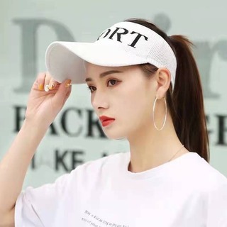 15【大人気】遮光 UV 紫外線 日焼けサンバイザー帽子 レディース白ホワイト(キャップ)