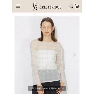 ブラックレーベルクレストブリッジ(BLACK LABEL CRESTBRIDGE)のクレストブリッジ　チェックシアーインナー　エクリュ　M(その他)