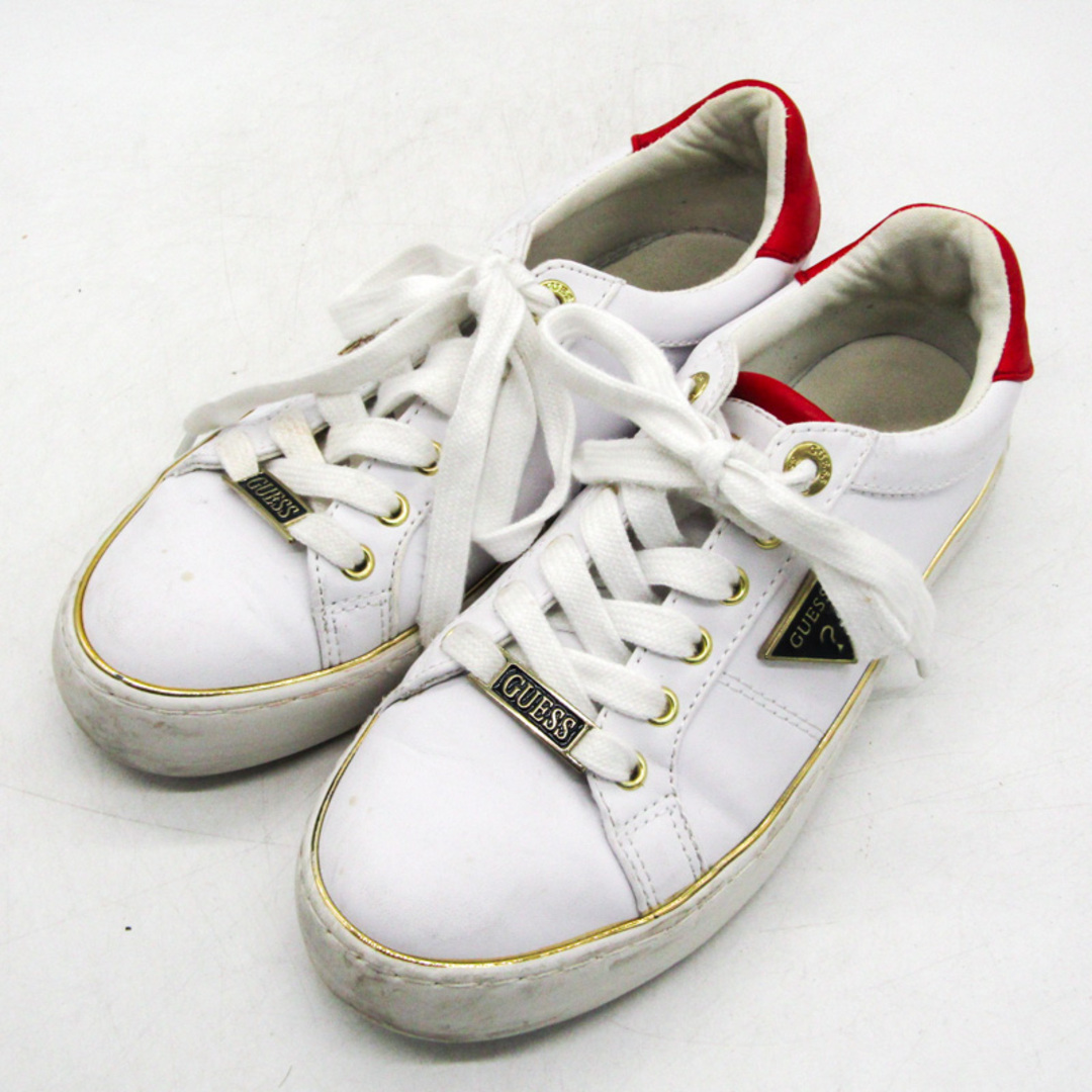 GUESS - ゲス スニーカー ローカット レザー 本革 ブランド GUESS - ゲス スニーカー ローカット レザー 本革 ブランド