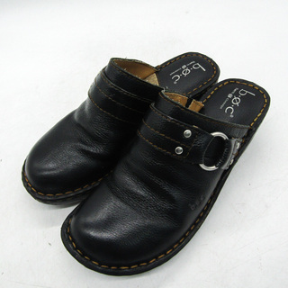 ビーオーシー サンダル サボ スリッパ ブランド 靴 黒 レディース 38サイズ ブラック B.O.C(サンダル)
