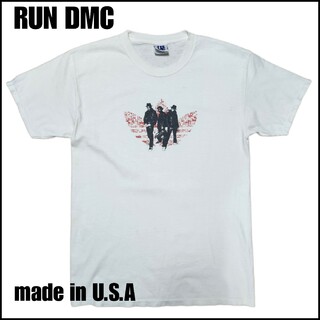 【激レア】 RUN DMC adidas トレフォイル Tシャツ　白　サイズM(Tシャツ/カットソー(半袖/袖なし))
