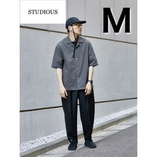 ステュディオス(STUDIOUS)の【STUDIOUS】WORSTEX OPEN COLLAR SHIRT S/S(シャツ)