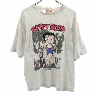 ベティーブープー 半袖 Tシャツ グレー系 BettyBoop メンズ(Tシャツ/カットソー(半袖/袖なし))