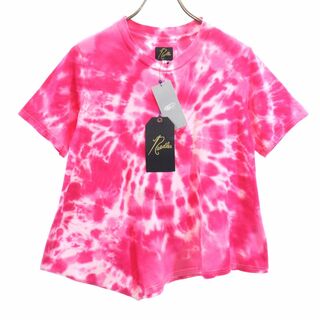 ニードルズ 未使用 日本製 タイダイ 半袖 変形 Tシャツ 2 ピンク Needles タグ付き レディース(Tシャツ(半袖/袖なし))