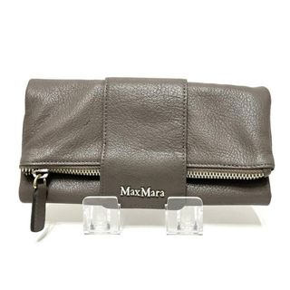 マックスマーラ(Max Mara)のMax Mara(マックスマーラ) 財布 - 47210211 グレーベージュ チェーンウォレット レザー(財布)