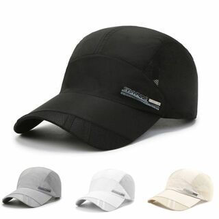 メッシュキャップ 帽子 UVカット ゴルフ  ランニング アウトドア  男女兼用(キャップ)