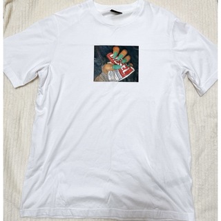 ディーゼル(DIESEL)のDIESEL  Mサイズ　ロゴティシャツ　メンズ　白　ホワイト(Tシャツ/カットソー(半袖/袖なし))