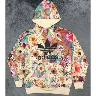 アディダス(adidas)のアディダス　花柄　パーカー(パーカー)