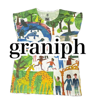 グラニフ(Design Tshirts Store graniph)の動物柄 graniph Tシャツ チュニック(Tシャツ(半袖/袖なし))