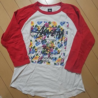 ステューシー(STUSSY)のstussy Tシャツ XLサイズ ロンT 七分丈(Tシャツ/カットソー(七分/長袖))