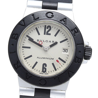 ブルガリ(BVLGARI)のブルガリ BVLGARI AL29A アルミニウム デイト クォーツ レディース _819791(腕時計)