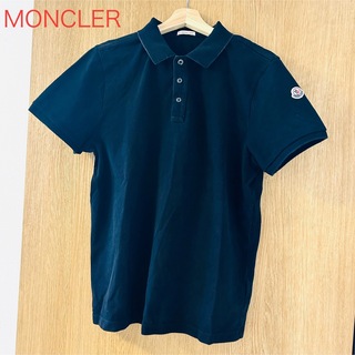 モンクレール(MONCLER)の希少　MONCLER モンクレール  ポロシャツ　ロゴ　半袖　半袖シャツ(ポロシャツ)