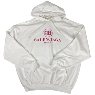 バレンシアガ(Balenciaga)のバレンシアガ ロゴ パーカー メンズ XS 【中古】(パーカー)