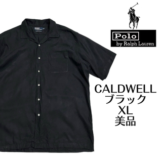 Ralph Lauren - 90s ラルフローレン CALDWELL オープンカラーシャツ XL ブラック