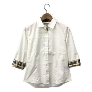 バーバリー(BURBERRY)の美品 バーバリーロンドン 七分袖シャツ レディース M(シャツ/ブラウス(長袖/七分))