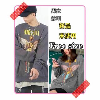 トレーナー ★Nirvana ニルヴァーナ★ プリント バンド ロック系(Tシャツ/カットソー(七分/長袖))