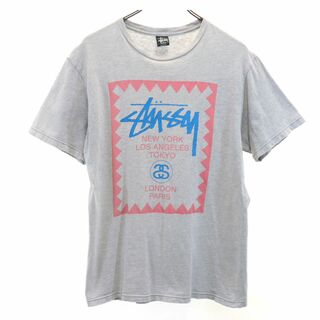 ステューシー(STUSSY)のステューシー 半袖 Tシャツ M グレー STUSSY メンズ(Tシャツ/カットソー(半袖/袖なし))