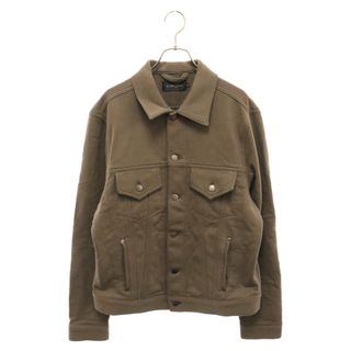 Laid Back レイドバック FRENCH TERRY TRACKER JACKET フレンチ テリー スウェット トラッカージャケット ブラウン(フライトジャケット)