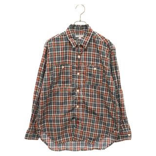 エンジニアードガーメンツ(Engineered Garments)のEngineered Garments エンジニアド ガーメンツ EG Work Shirts (Check) チェックワークシャツ ホワイト/ブラウン(シャツ)