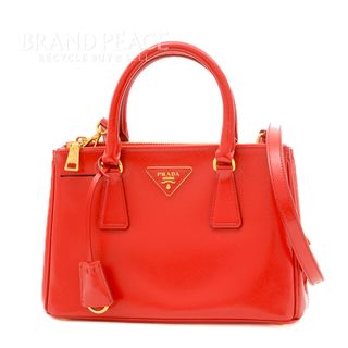 プラダ(PRADA)のプラダ ガレリア サフィアーノ 2Wayバッグ レザー レッド BN2316(トートバッグ)