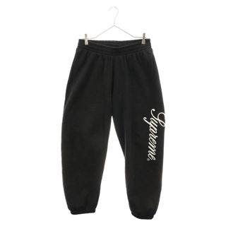 シュプリーム(Supreme)のSUPREME シュプリーム 23AW Raised Script Sweatpant ロゴ刺繍 スウェットパンツ ブラック(その他)