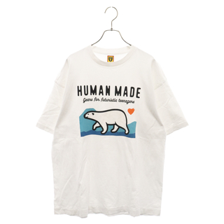 ヒューマンメイド(HUMAN MADE)のHUMAN MADE ヒューマンメイド 22SS POLAR BEAR GRAPHIC T-SHIRT ポーラーベアーグラフィック半袖Tシャツ ホワイト(Tシャツ/カットソー(半袖/袖なし))