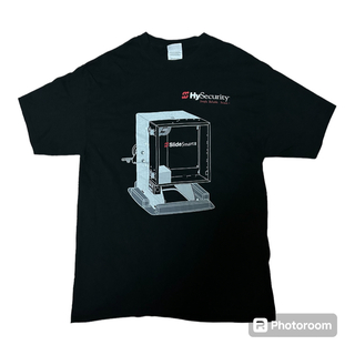 新古品 00s USA Hy Security 企業ロゴ Tシャツ L(Tシャツ/カットソー(半袖/袖なし))