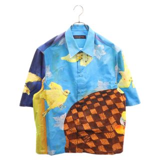 ルイヴィトン(LOUIS VUITTON)のLOUIS VUITTON ルイヴィトン 23AW PAINTING PRINTED S/S SHIRT RM232 ASM HPS70W ペインティング プリンテッド半袖シャツ 総柄 マルチ(シャツ)