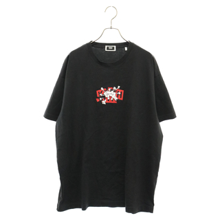 KITH キス 23SS TREATS Kaboom Tee トリーツ フロントロゴ 半袖Tシャツ ブラック KHT030080(Tシャツ/カットソー(半袖/袖なし))
