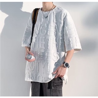再入荷✨ワッフル　立体　Tシャツ　XL　メンズ　半袖　大きめ　ホワイト(Tシャツ/カットソー(半袖/袖なし))