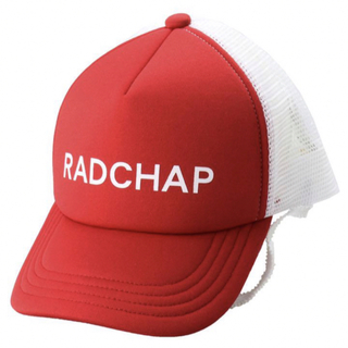 ラッドチャップ(RADCHAP)のRADCHAP*ロゴメッシュキャップ(S(48〜50)/レッド)(帽子)