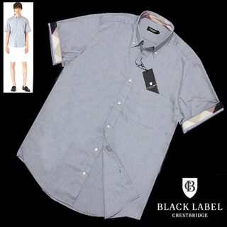 ブラックレーベルクレストブリッジ(BLACK LABEL CRESTBRIDGE)のM ブラックレーベル クレストブリッジ CBチェック ボタンダウン 半袖シャツ(シャツ)