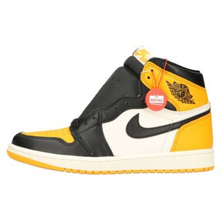 ナイキ(NIKE)のNIKE ナイキ AIR JORDAN 1 RETRO HIGH OG Taxi 555088-711 エアジョーダン1 タクシー ハイカットスニーカー イエロー/ブラック US9/27.0cm(スニーカー)