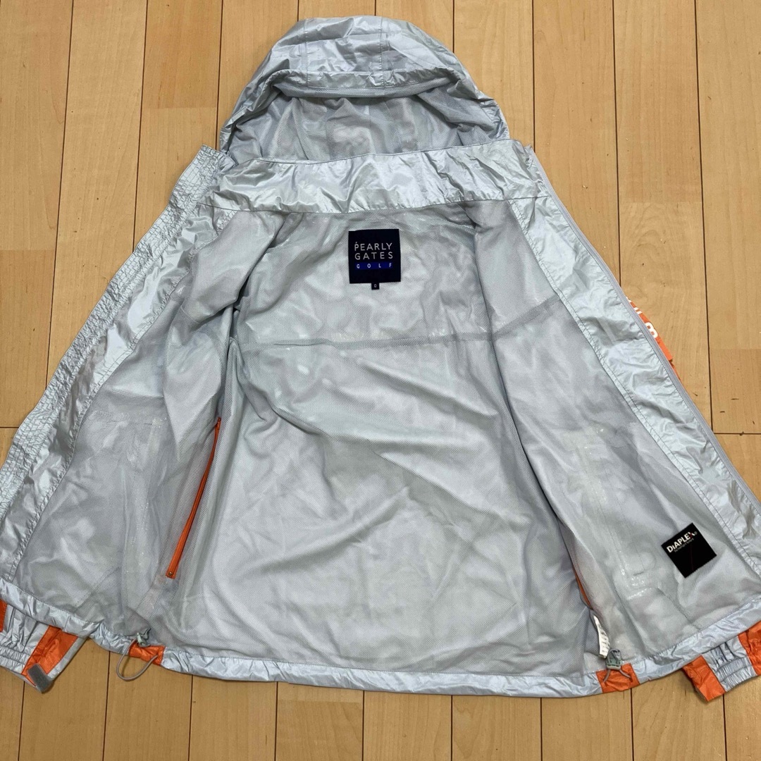PEARLY GATESレインウェア セットアップ レディース グレー サイズ0 PEARLY GATESレインウェア セットアップ レディース グレー サイズ0