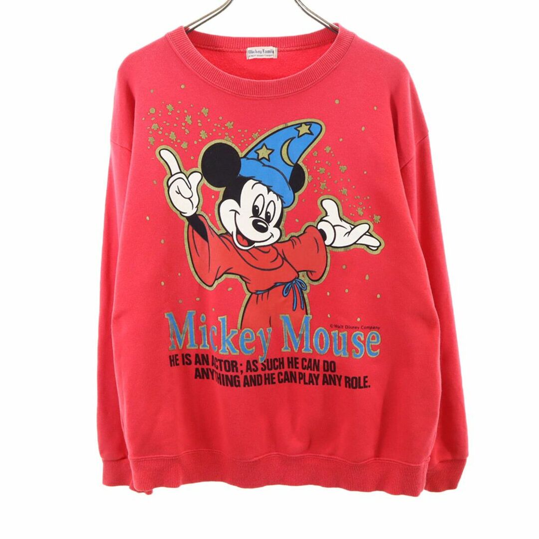 ミッキーファミリー 90s ミッキーマウス プリント 長袖 ミッキーファミリー 90s ミッキーマウス プリント 長袖
