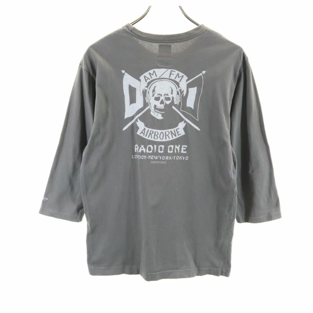 NEIGHBORHOOD - ネイバーフッド 日本製 7分袖 Tシャツ 2 グレー NEIGHBORHOOD - ネイバーフッド 日本製 7分袖 Tシャツ 2 グレー
