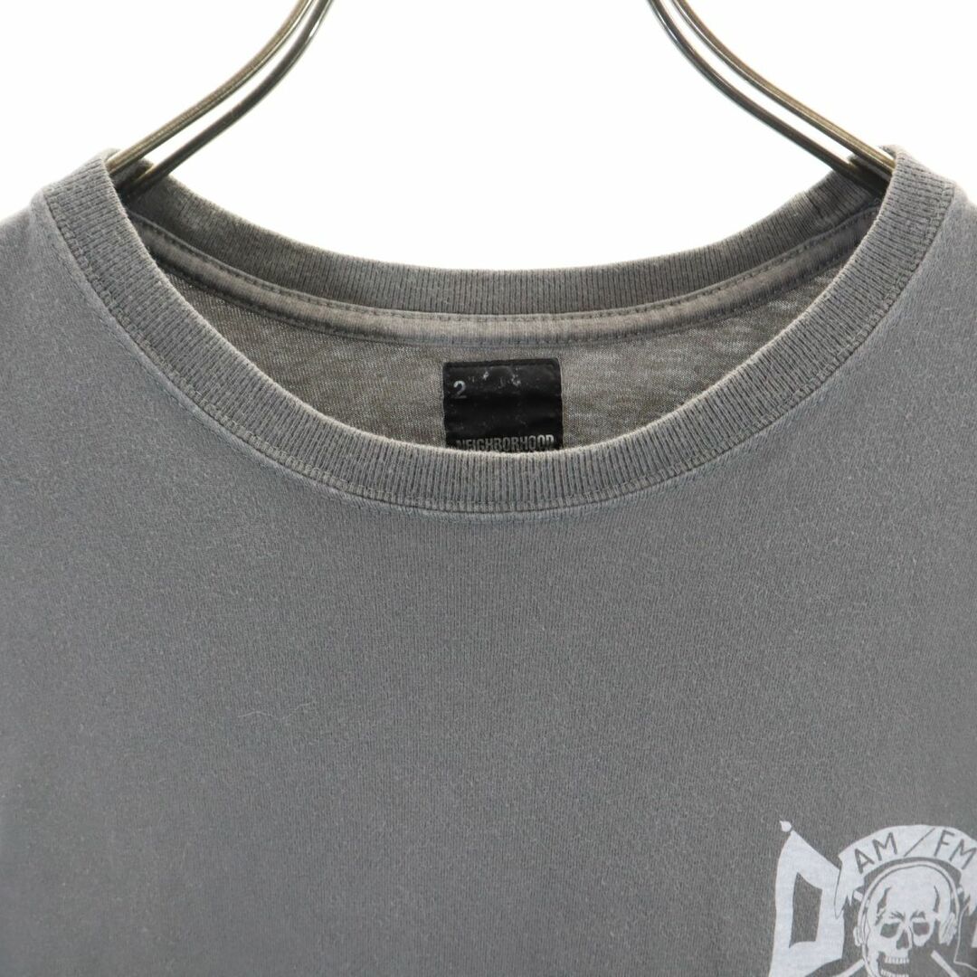 NEIGHBORHOOD - ネイバーフッド 日本製 7分袖 Tシャツ 2 グレー NEIGHBORHOOD - ネイバーフッド 日本製 7分袖 Tシャツ 2 グレー