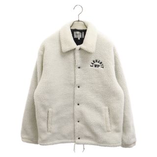 Carhartt WIP カーハート ダブリューアイピー ARCH COACH JACKET アーチロゴ刺繍 ボア フリース ジャケット ホワイト IO25114(フライトジャケット)