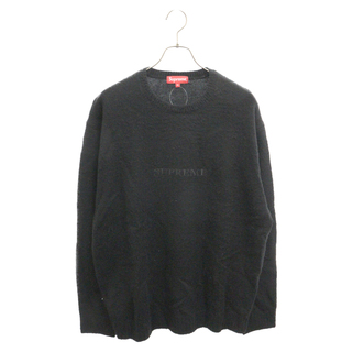 シュプリーム(Supreme)のSUPREME シュプリーム 21AW Pilled Sweater ロゴ刺繍 パイル ウール ニットセーター ブラック(ニット/セーター)