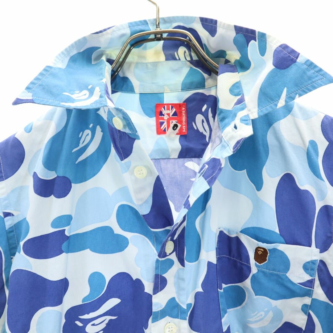 A BATHING APE - アベイシングエイプ 総柄 長袖 シャツ XS A BATHING APE - アベイシングエイプ 総柄 長袖 シャツ XS