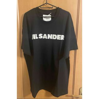 新品未使用JIL SANDER ジルサンダーロゴTシャツ  ブラック　Lサイズ(Tシャツ/カットソー(半袖/袖なし))