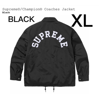 シュプリーム(Supreme)のSupreme Champion Coaches Jacket Black(ナイロンジャケット)