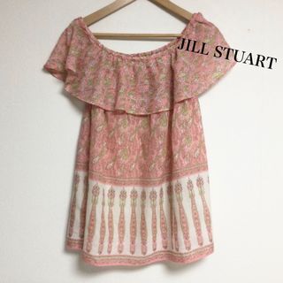 ジルスチュアート(JILLSTUART)の断捨離セール中☆JILLSTUART ノースリーブ フリル レースブラウス(カットソー(半袖/袖なし))