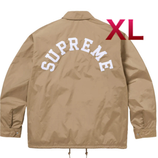 シュプリーム(Supreme)のSupreme x Champion Coaches Jacket XL Tan(ナイロンジャケット)