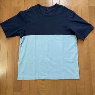 ユニクロ(UNIQLO)のUNIQLO バイカラーTシャツ(Tシャツ/カットソー(半袖/袖なし))