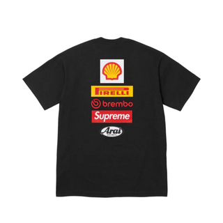Supreme - Supreme x Ducati Logos Tee "Black"